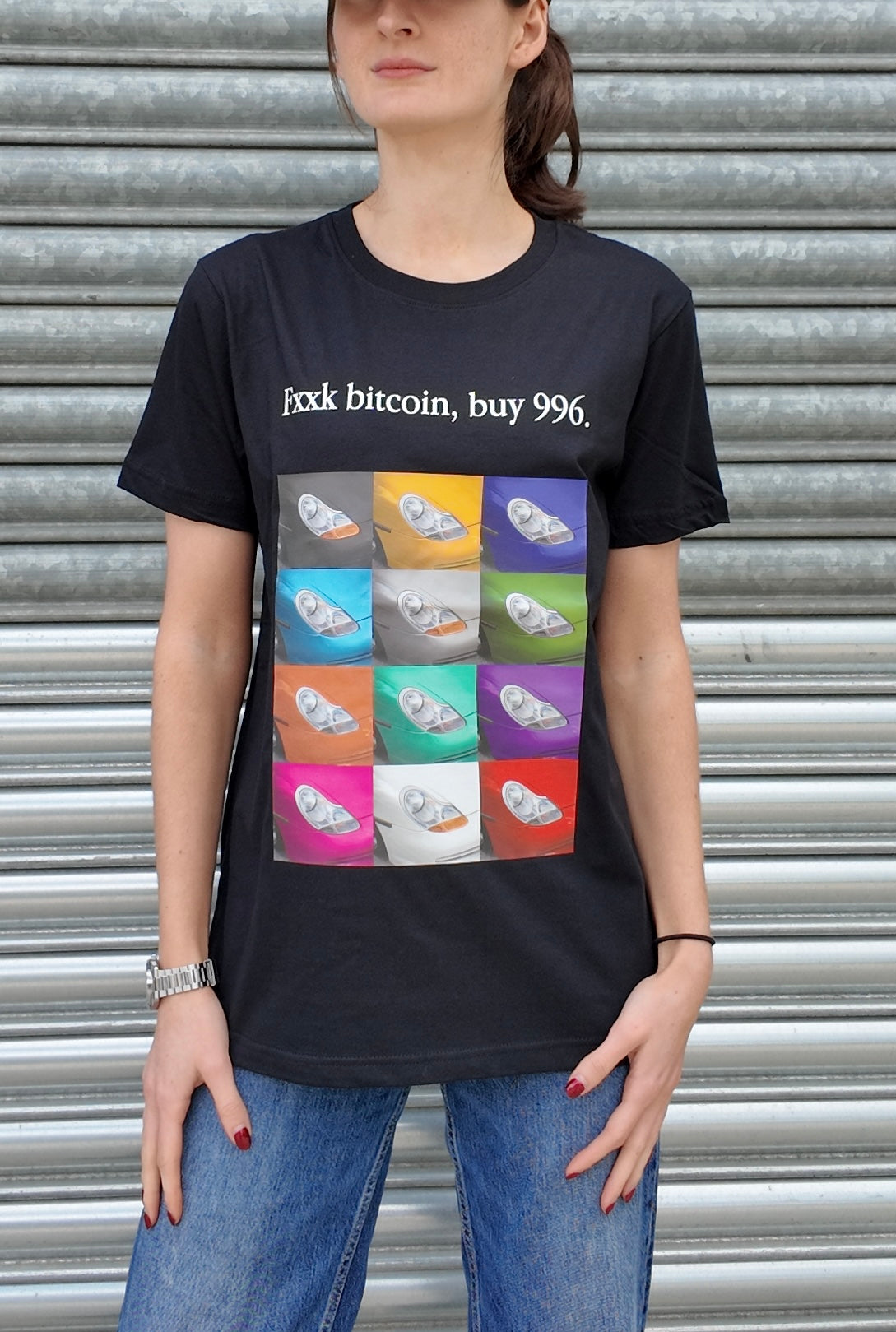 Fxxk Bitcoin, Buy 996 Black T-Shirt