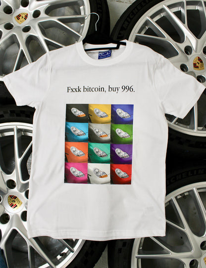 Fxxk Bitcoin, Buy 996 White T-Shirt