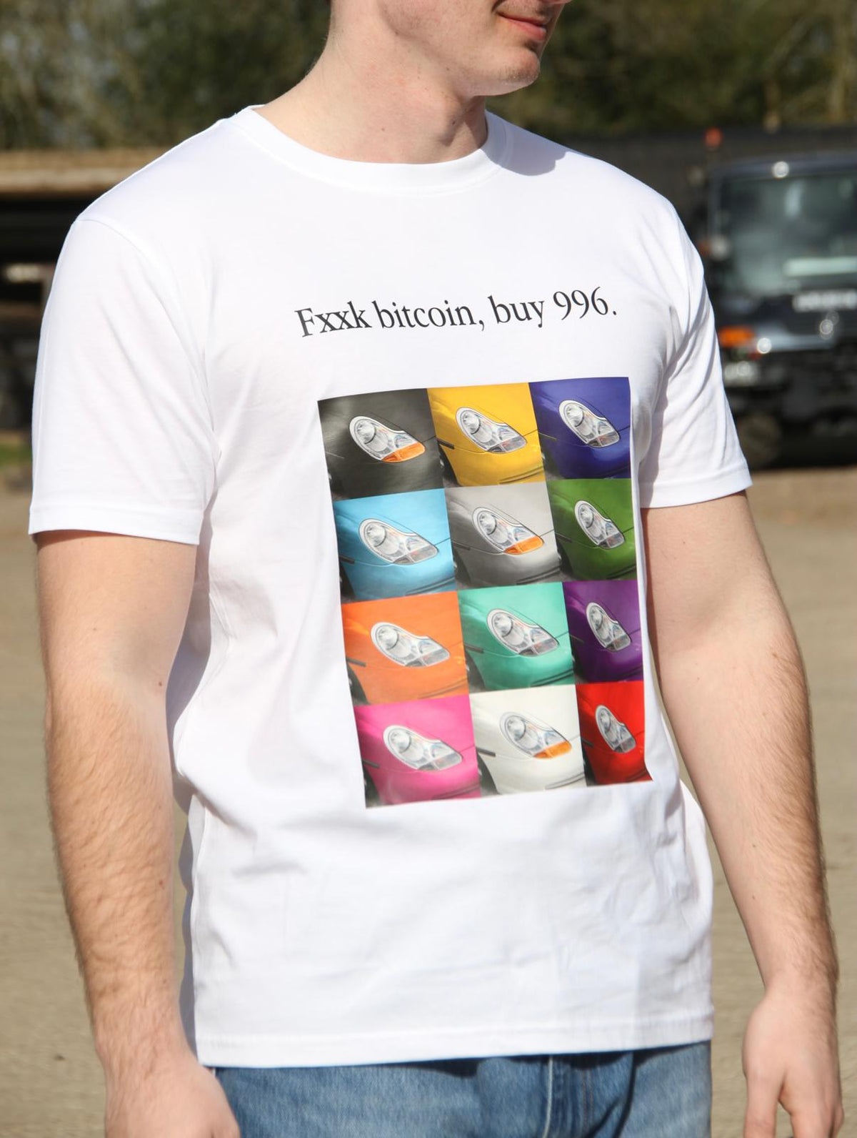 Fxxk Bitcoin, Buy 996 White T-Shirt